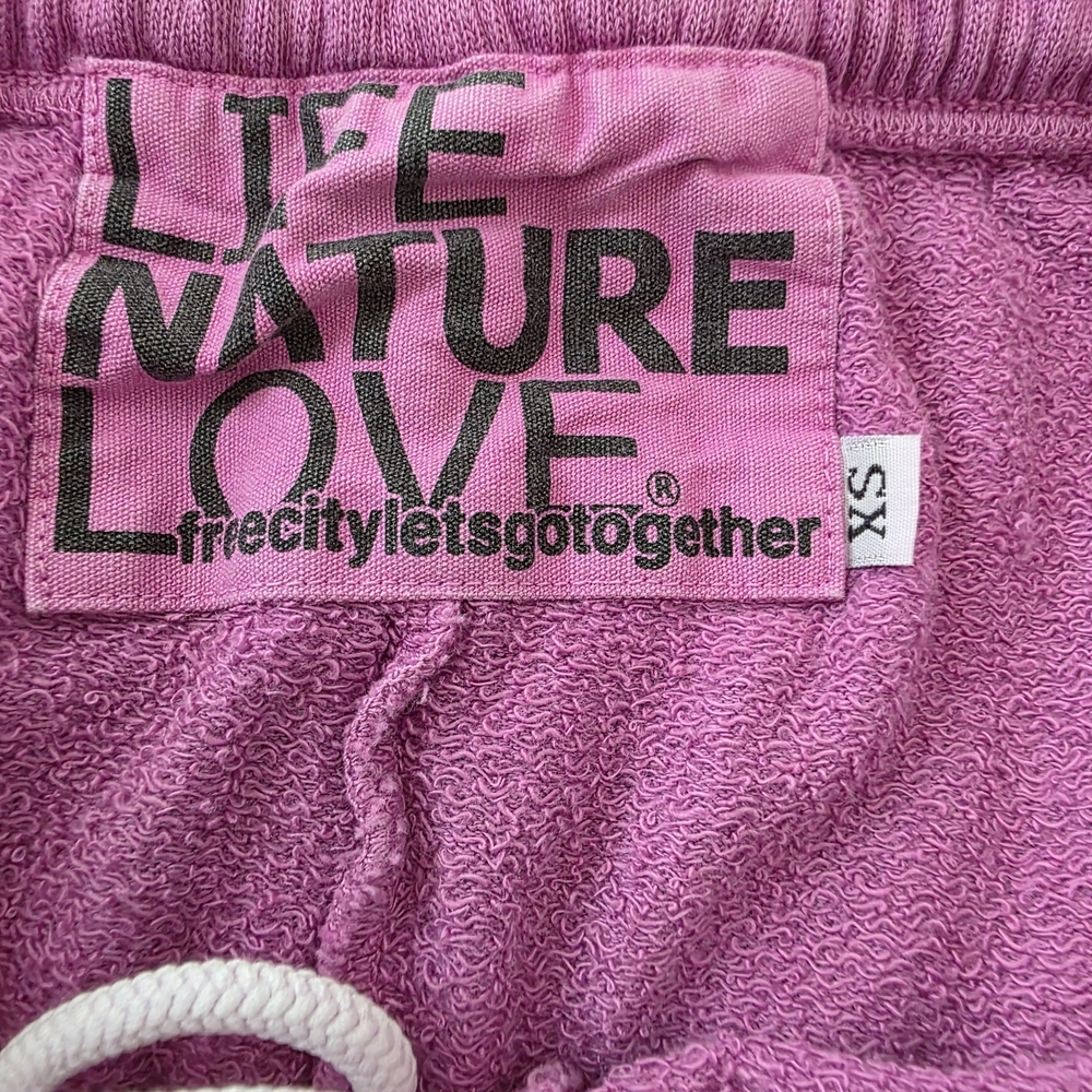freecity Pink Logo Track Pants with Orange Accent - Picture 3 of 5